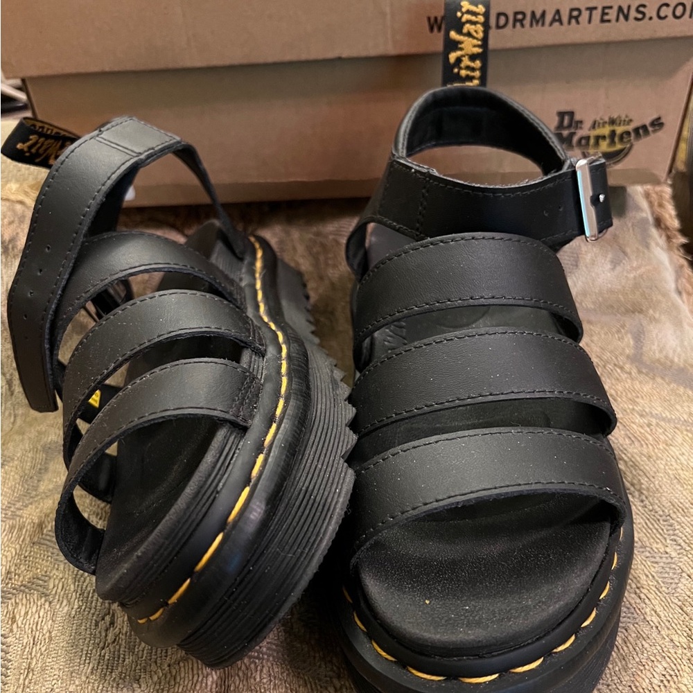 Dr Marten Blaire Hydro gladiator platform size 7